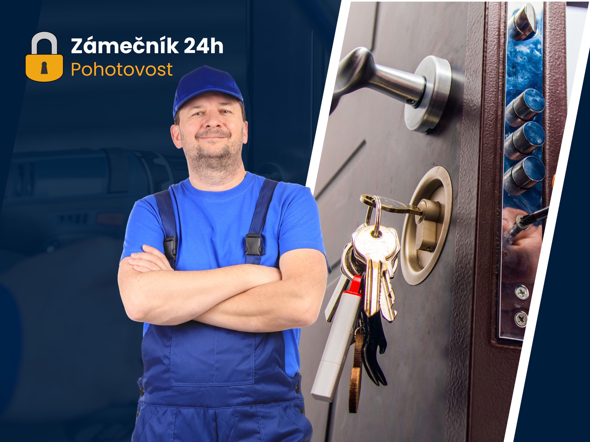 Profesionální zámečník - Zkušený technik s moderními nástroji